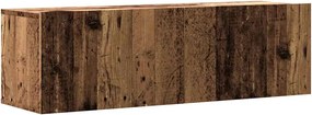 vidaXL Dulap TV de perete, lemn vechi, 100x30x30 cm, lemn prelucrat