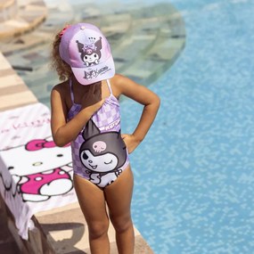 Hello Kitty Cherry prosop de baie, prosop de plajă 70x140cm (Uscare Rapidă)