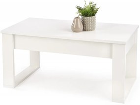 Masa de cafea dreptunghiulara Nea alba L110 cm