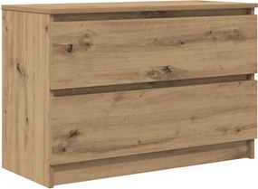 vidaXL Dulap TV Artisan Stejar 80x35x54 cm Lemn prelucrat