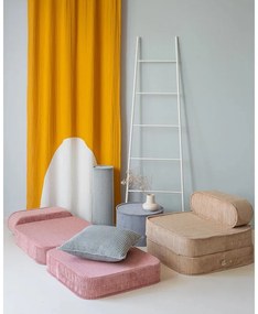 Pernă decorativă pentru copii verde-mentă cu tapițerie din catifea reiată Block – Wigiwama