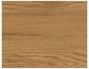 Etajeră neagră/în culoare naturală cu aspect de lemn de stejar 77x185 cm Seaford – Actona
