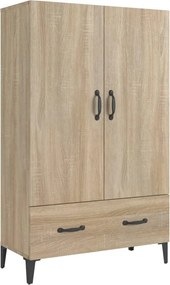 vidaXL Dulap înalt, stejar sonoma, 70x31x115 cm, lemn prelucrat