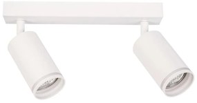 Spot PIPE 2xGU10/10W/230V, alb