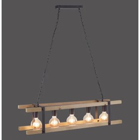 Leuchten Direkt 15685-79 - Lustră pe lanț EDITH 5xE27/60W/230V