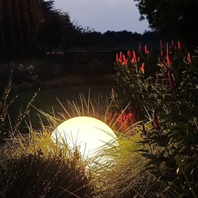 Lampă de exterior GLOBO LED RGBW reglabilă, 1x E27/9W/230V, Ø 60 cm, IP44