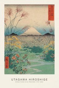 Artă imprimată Ōtsuki Plain in Kai Province (Japanese Spring Landscape) - Utagawa Hiroshige, (26.7 x 40 cm)