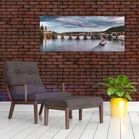 Tablou cu podul lui Carol (120x50 cm)