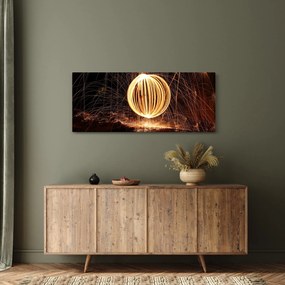Tablou cu bilă iluminată (120x50 cm)