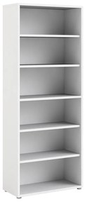 Bibliotecă modulară albă 89x222 cm Prima – Tvilum