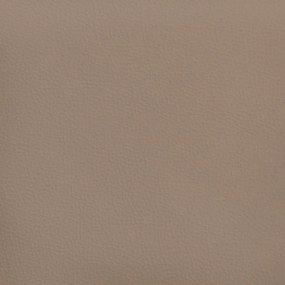 Fotoliu canapea cu taburet, cappuccino, 60 cm, piele ecologica Cappuccino, 92 x 77 x 80 cm