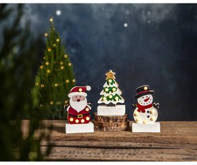 Decorațiune luminoasă albă/verde de Crăciun Freddy – Star Trading