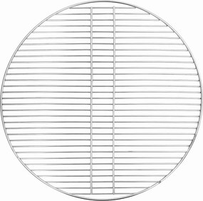 vidaXL Grătar pentru grătar Argintiu 60 x 60 cm Oţel inoxidabil