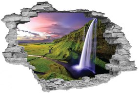 Sticker cu efect 3D - Cascada de munte