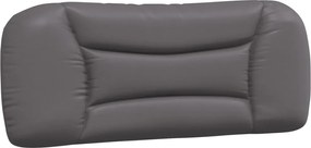 vidaXL Pernă pentru tăblie, Hvar, gri, 100 cm, piele artificială