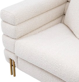 Fotoliu elegant design LUX York, crem 113841 HZ