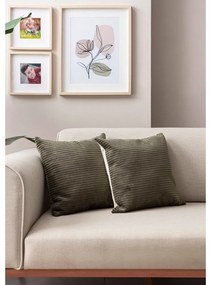 Fețe de pernă 2 buc. din catifea reiată 43x43 cm – Mioli Decor