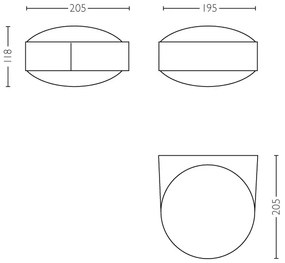 Philips 17336/47/PN - Corp de iluminat perete exterior MYGARDEN CHIPMUNK E27/42W