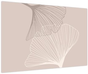 Tablou - Frunze bej N⁰2 (90x60 cm)