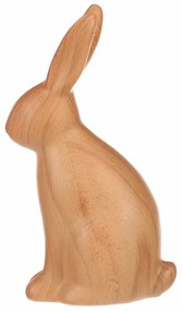 Decorație din poliresină Iepure, figurină medie, 8x 5 x 16 cm