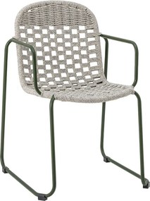 Scaun de grădină gri din metal Calana – Bloomingville