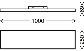 Plafonieră LED dimabilă STARRY SKY LED/24W/230V 3000-6500K Brilo + telecomandă