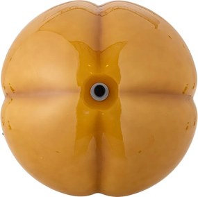 Veioză galben ocru cu abajur din sticlă (înălțime 46,5 cm) Kinoko – Bloomingville