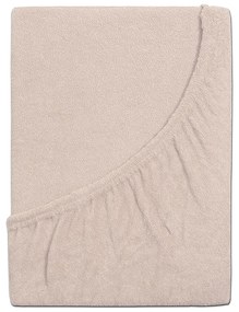 Cearșaf de pat 4Home din frotir Ideal cafea , 180x 200 cm, 180 x 200 cm