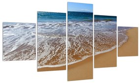 Tablou cu plaja mării cu nisip (125x70 cm), în 40 de alte dimensiuni noi