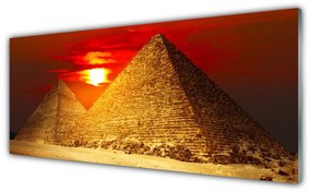 Tablouri acrilice Piramidele Arhitectura galben
