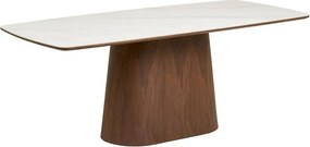 Masă de dining cu blat ceramic 90x200 cm Noli – House Nordic