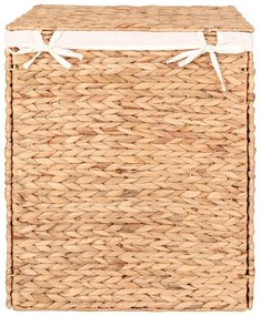 Coș de rufe în culoare naturală din zambilă de apă Passo – House Nordic