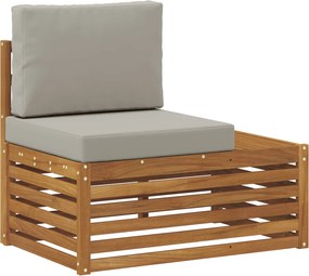 vidaXL Canapea de exterior cu braț final natural 91 x 63 x 73 cm