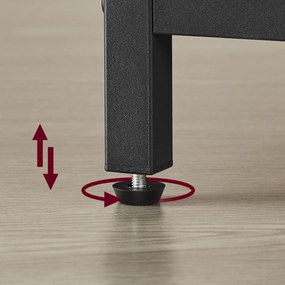 Masuta de cafea TAYLOR ARTISAN cu blat extensibil 100x50 cm