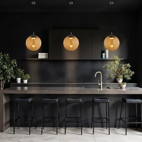 Lustră pe cablu Argon 8831 SACRAMENTO 1xGX53/8W/230V maro/fumuriu