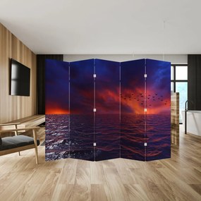 Paravan - Mare și păsări (210x170 cm)