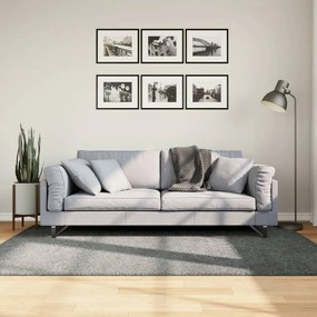 vidaXL Covor pufos &quot;PAMPLONA&quot; cu fire înalte, verde modern, 140x200 cm