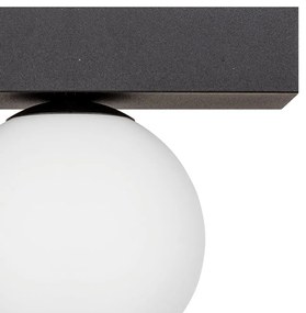Aplica Perete sau Tavan, 1xG9, Negru, SPHERE