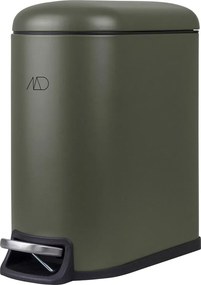 Coș de gunoi verde închis cu pedală din metal 5 l Mini Walther – Mette Ditmer Denmark