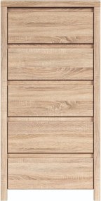 Comoda KASPIAN KOM5S, stejar sonoma, PAL, 56x41x113 cm