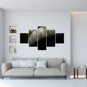 Tablou cu planetă în cosmos (125x70 cm), în 40 de alte dimensiuni noi