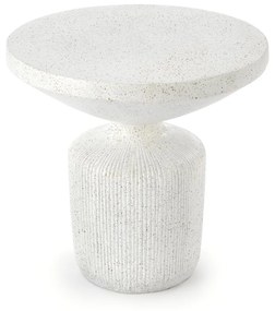 Masuta de cafea Giza alba - H53 cm
