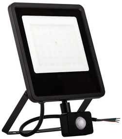 Proiector LED de exterior cu senzor LED/50W/230V 4000K IP65 negru