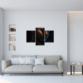 Tablou strălucitor a femeii (90x60 cm)