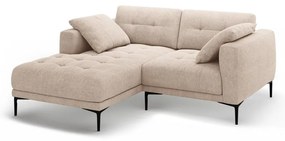 Colțar maro deschis (cu colț pe partea stângă/cu șezlong) Bemy – Micadoni