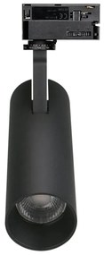 Spot LED directionabil pentru sina trifazata MAXLIGHT, SHINEMAKER negru