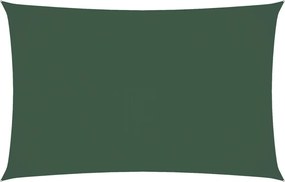 vidaXL Parasolar, verde închis, 5x8 m, țesătură oxford, dreptunghiular
