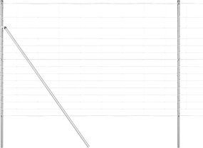 vidaXL Stâlp de gard. Galvanizat 25 x 1,6 m Oțel