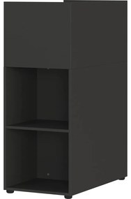 Bibliotecă gri antracit 80x120 cm Mailand – Germania