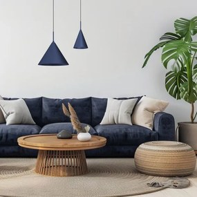 Pendul pe cablu CAPITAL, 1 x GX53, 15 W, 230 V, Ø 32 cm, albastru